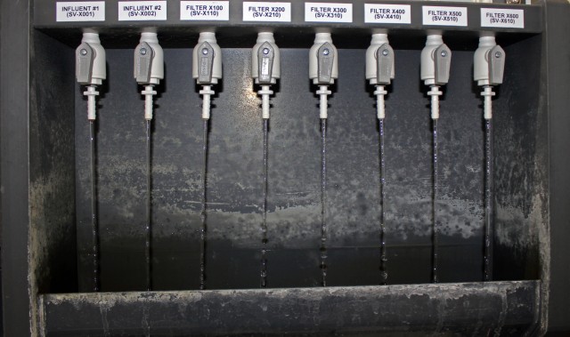 Water Testing at the Washington Aqueduct Pilot Study Trailer