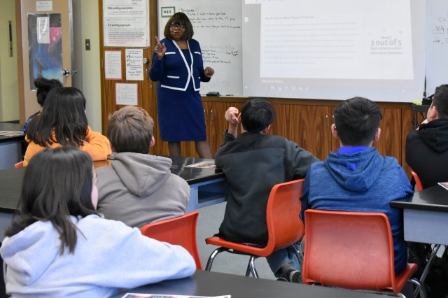 Camp Zama Middle High School warns teens about vaping dangers