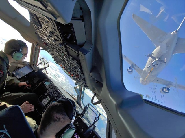 Aerial refueling training