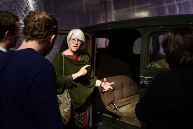 General Patton granddaughter visits Fort Knox, remembers father's time as armor commander