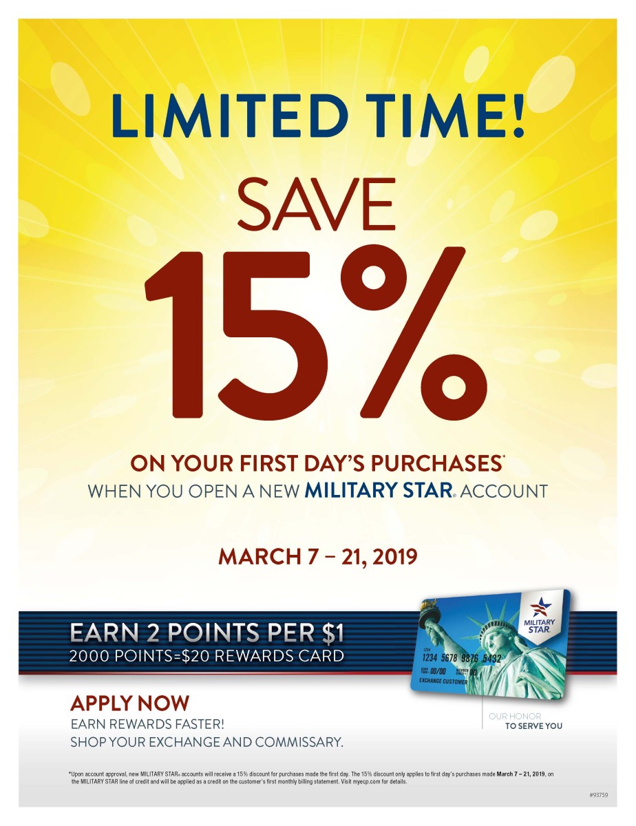 Military exchange shoppers at Fort Knox can save an extra 15 percent by