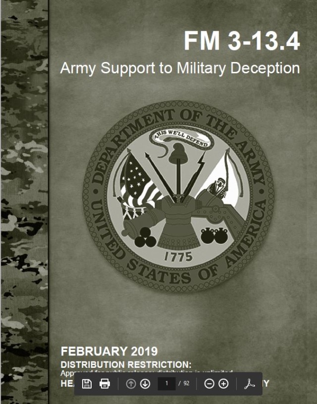 Combined Arms Center releases new Army-specific military deception ...