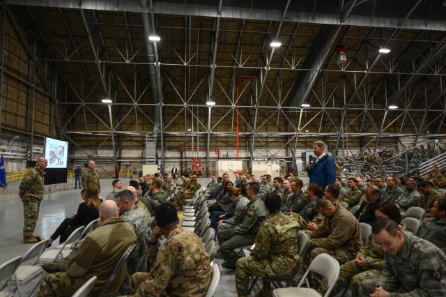 All Call with 18th Air Force commander