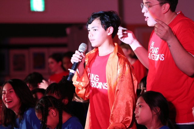 Camp Zama youth put on song-, dance-filled performance with Young Americans troupe