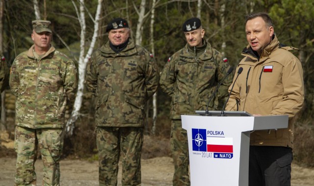 Fighting First Soldiers celebrate 20 years of NATO with Polish 