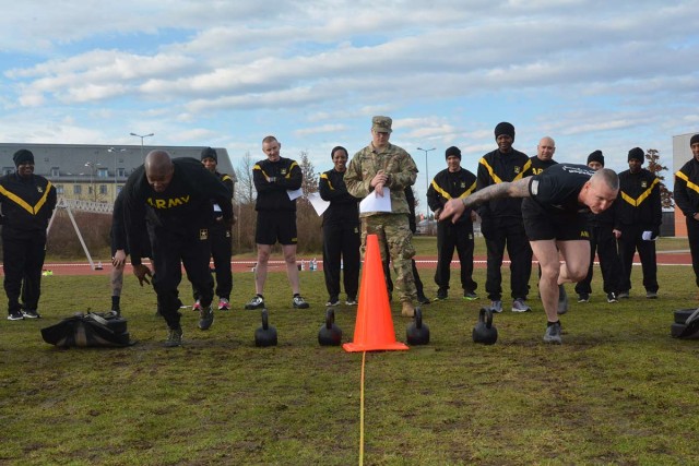 USAG Bavaria certifies IMCOM-E senior leaders to administer new Army fitness test