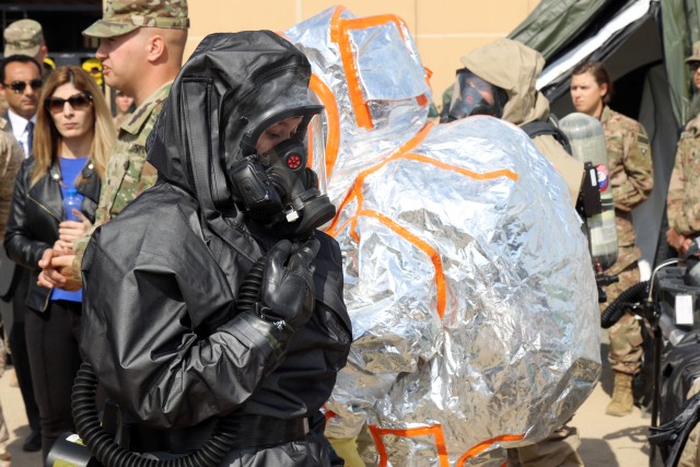Soldiers share Chemical, Biological, Radiological, and Nuclear techniques and tactics