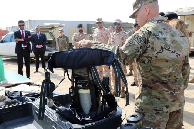 Soldiers share Chemical, Biological, Radiological, and Nuclear techniques and tactics