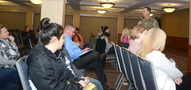 Town hall gives forum to Fort Riley families