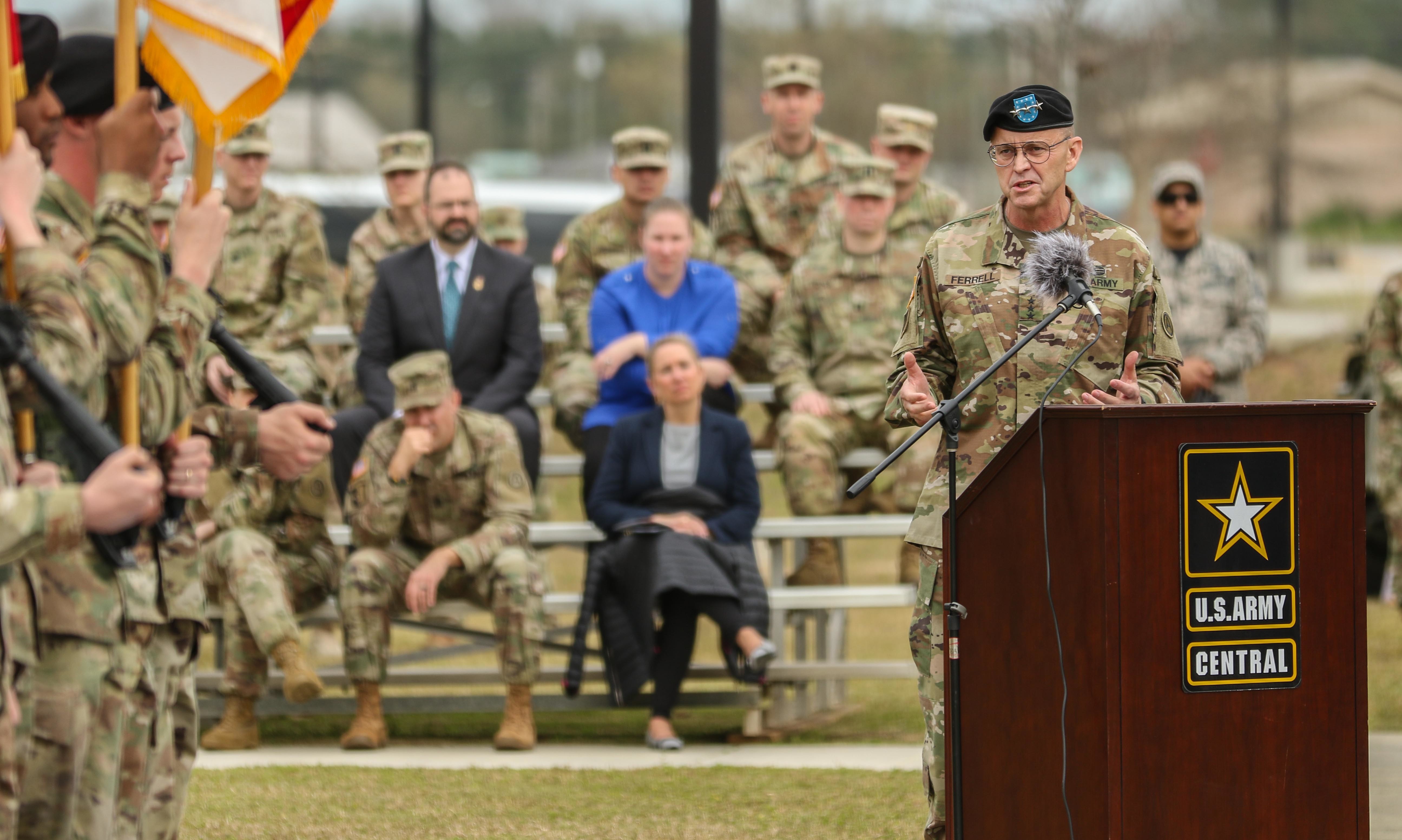 Us Army Central Welcomes New Commander Article The United States Army