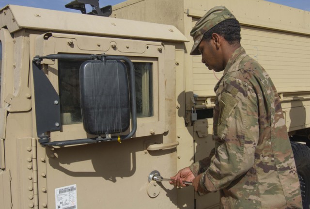 Soldiers conduct drivers training