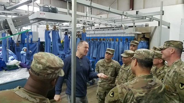 Medical Logistics Interns Tour Facilities