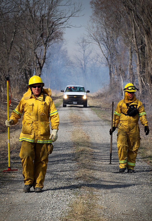 Army Corps conducts prescribed fire training