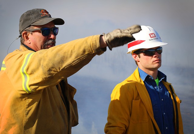 Army Corps conducts prescribed fire training