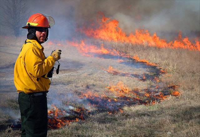 Army Corps conducts prescribed fire training