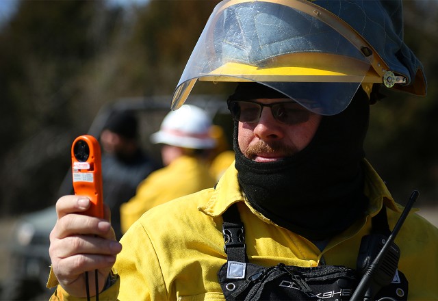 Army Corps conducts prescribed fire training