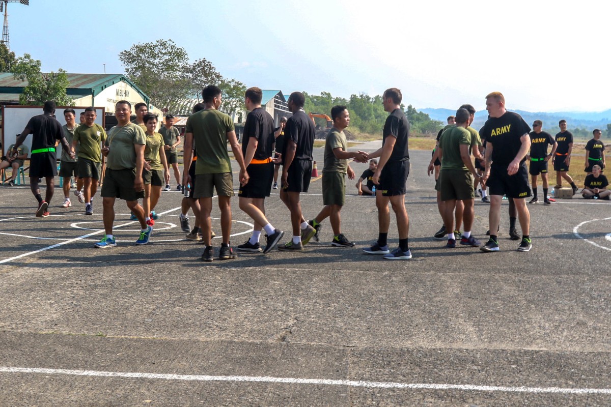 Philippines and US Army Soldiers Play Basketball Article The United