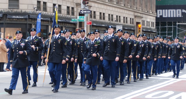 New York National Guard's 'Fighting 69th' leads St. Patrick's Day Parade