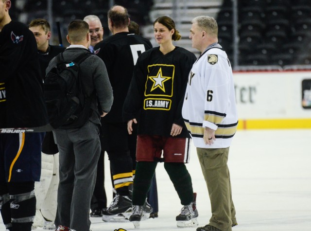 Army-Navy pickup hockey