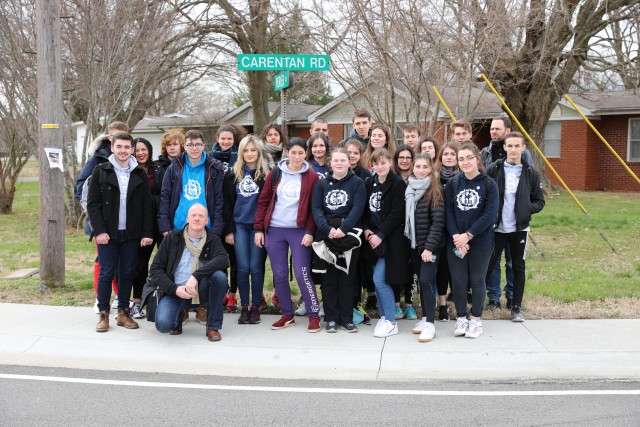 A Friendship born in War: Carentan students visit Fort Campbell