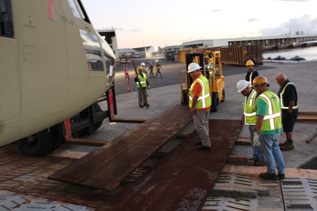 599th Trans. Bde. supports cargo offload at Pearl Harbor