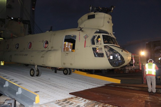 599th Trans. Bde. supports cargo offload at Pearl Harbor