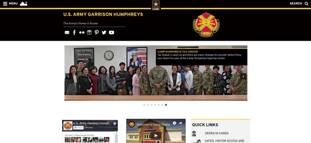 USAG Humphreys' Website Changes! | Article | The United States Army