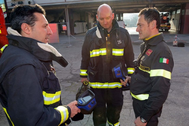 Bilateral exercise with USAG Italy, Vicenza fire departments