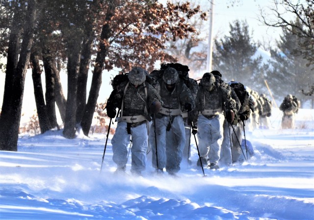 CWOC students find Fort McCoy to be fitting place for winter training