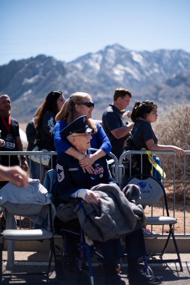 Oklahoma Guardsmen march the Bataan Memorial Death March