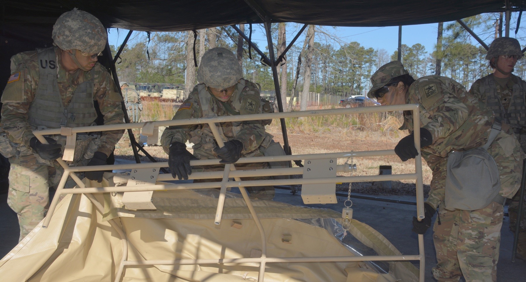 Shower, laundry Soldiers get realistic deployment training | Article