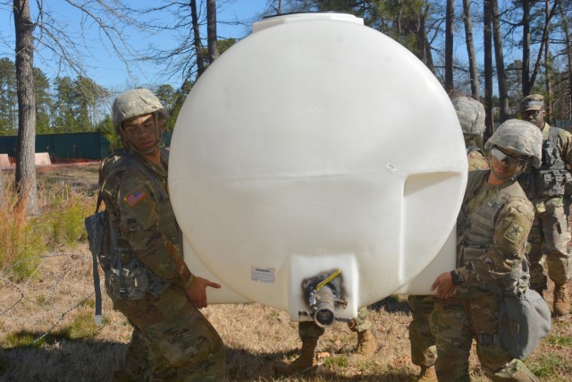 Shower, laundry Soldiers get realistic deployment training
