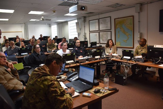 Darby community tests readiness with host nation emergency responders