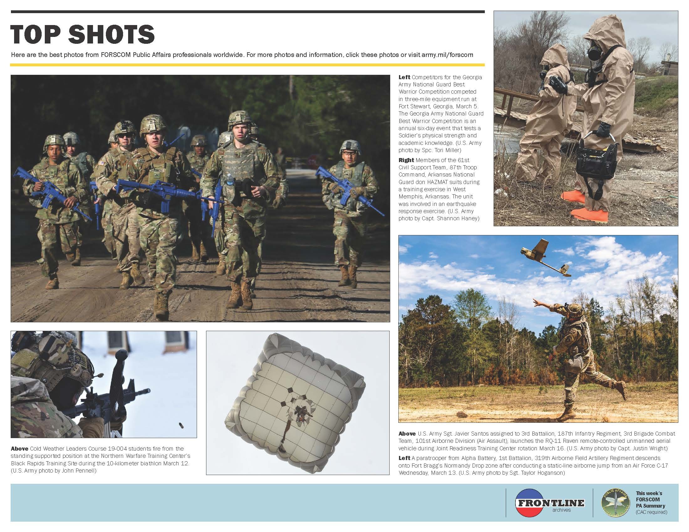 FORSCOM Frontline - March 22, 2019 | Article | The United States Army