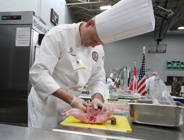 Army Cyber Command chef whips up gold in annual joint culinary competition
