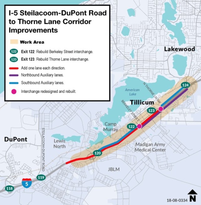 I-5/Thorne Lane interchange construction kicks into high gear