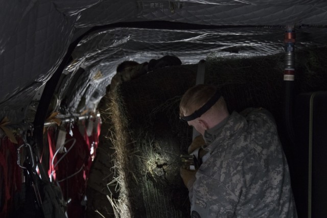 Nebraska National Guard soldiers provide assistance during flood relief