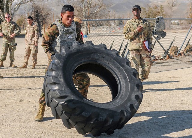 Tongan marines compete with Nevada Guard Soldiers