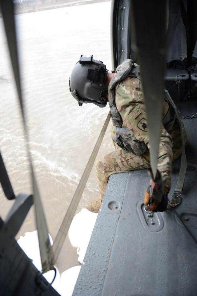 Guard members respond to Midwest's historic flooding