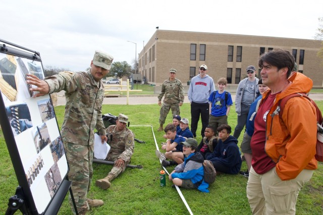 61st QM Battalion Hosts Boy Scout Visit