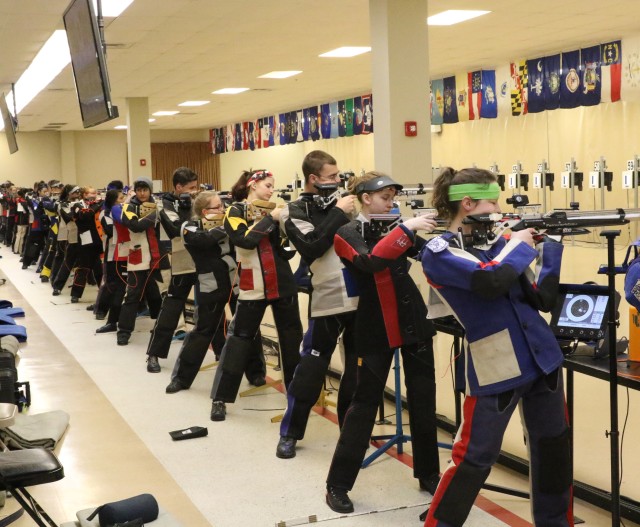 JROTC cadets compete in All-Service National Air Rifle competition