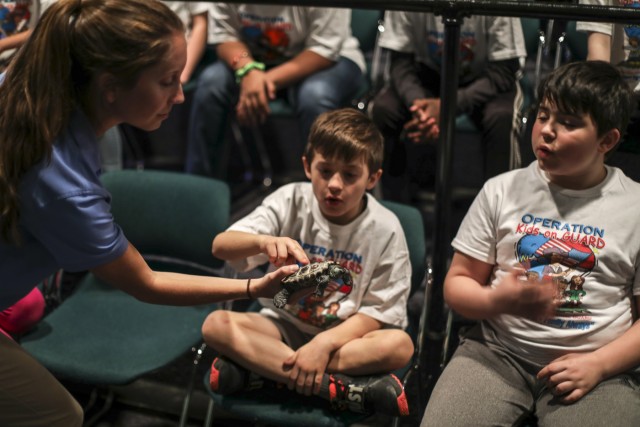 Guard children get a chance to bond during 'Sleeping with the Fishes' event