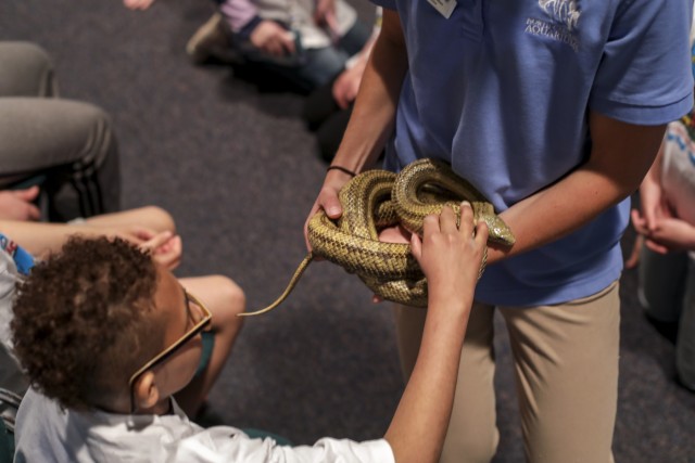 Guard children get a chance to bond during 'Sleeping with the Fishes' event