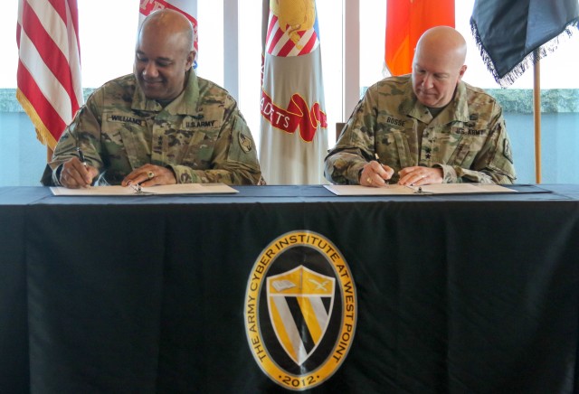 Army Cyber Institute formalized partnership with 335th Signal Command
