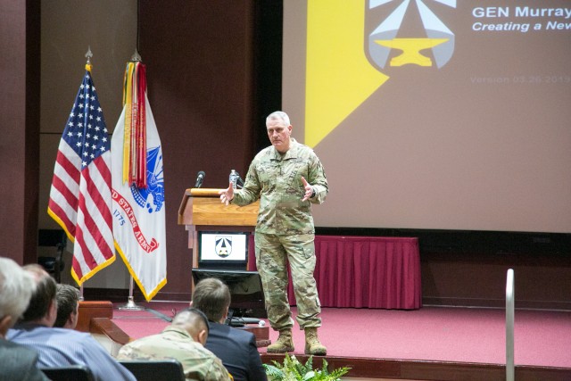 AFC commander holds town hall at CCDC Aviation, Missile Center