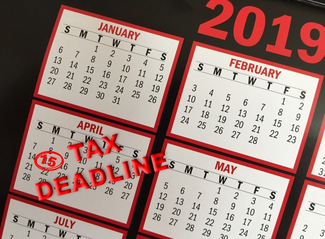 Tax filing deadline approaching