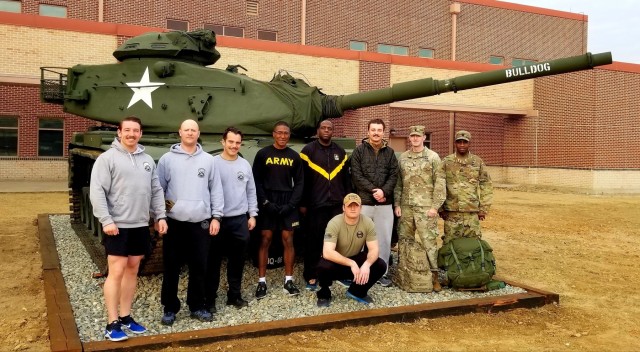 Bulldog Brigade service members walk to remember