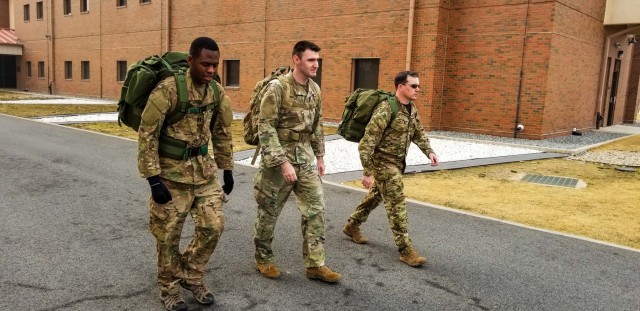 Bulldog Brigade service members walk to remember