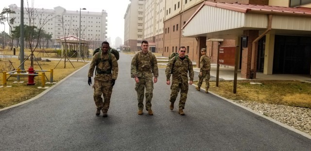 Bulldog Brigade service members walk to remember