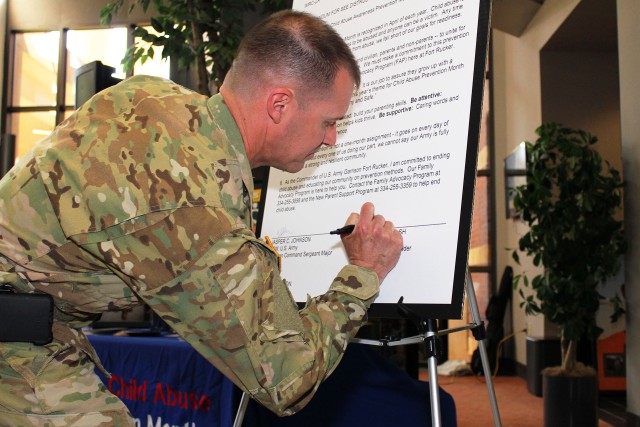 Fort Rucker observes Child Abuse Prevention Month